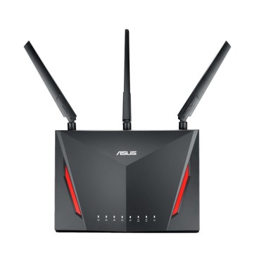 ASUS RT-AC86U routeur sans fil Gigabit Ethernet Bi-bande (2,4 GHz   5 GHz) 4G Noir