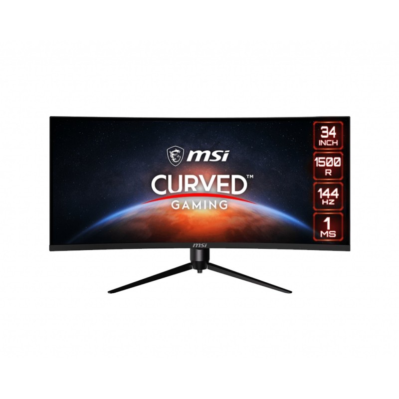 MSI Optix MAG342CQR 86,4 cm (34") 3440 x 1440 pixels UltraWide Quad HD LCD Noir