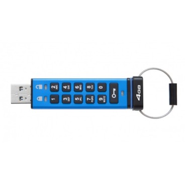 Kingston Technology DataTraveler 2000 4GB lecteur USB flash 4 Go USB Type-A 3.2 Gen 1 (3.1 Gen 1) Bleu