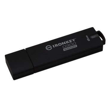 Kingston Technology IronKey D300 lecteur USB flash 64 Go USB Type-A 3.2 Gen 1 (3.1 Gen 1) Noir