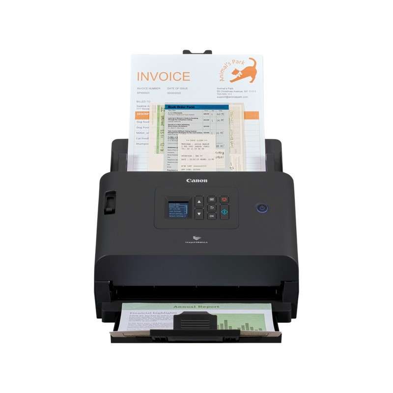 Canon imageFORMULA DR-S250N Alimentation feuille à feuille de scanner 600 x 600 DPI A4 Noir