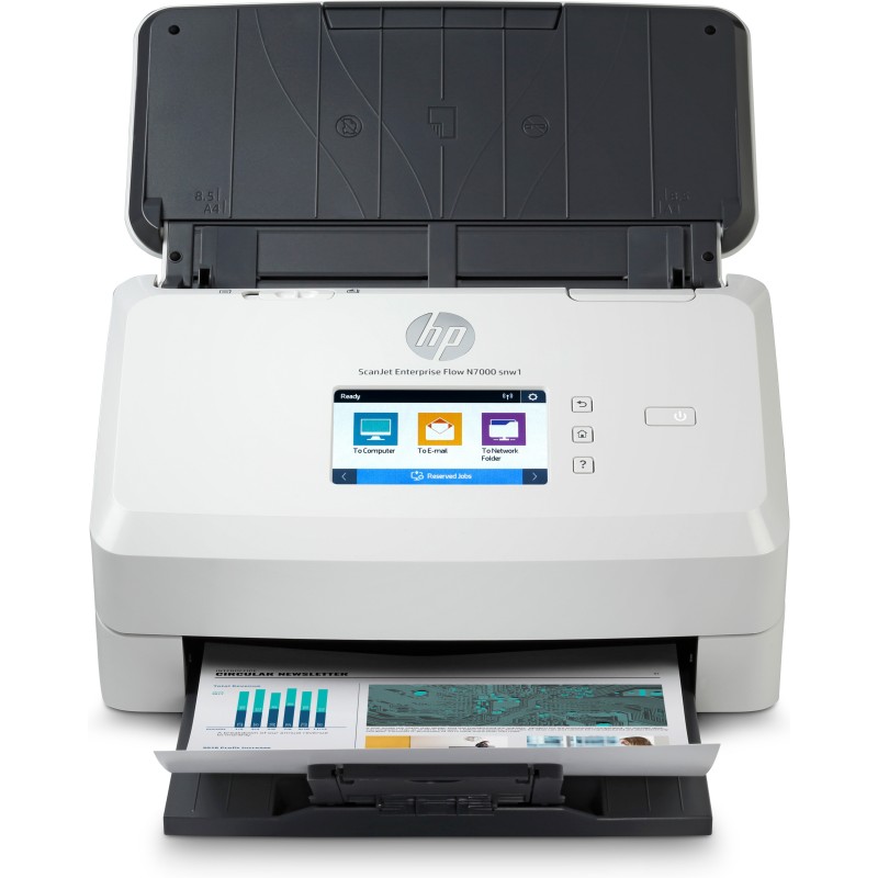 HP Scanjet Enterprise Flow N7000 Alimentation feuille à feuille de scanner 600 x 600 DPI A4 Blanc