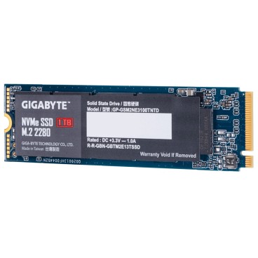 Gigabyte GP-GSM2NE3100TNTD disque SSD M.2 1000 Go PCI Express 3.0 NVMe