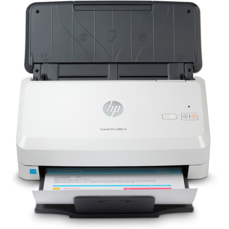 HP Scanjet Pro 2000 s2 Sheet-feed Scanner Alimentation feuille à feuille de scanner 600 x 600 DPI A4 Noir, Blanc