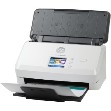 HP Scanjet Pro N4000 snw1 Sheet-feed Scanner Alimentation feuille à feuille de scanner 600 x 600 DPI A4 Noir, Blanc