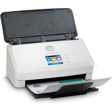 HP Scanjet Pro N4000 snw1 Sheet-feed Scanner Alimentation feuille à feuille de scanner 600 x 600 DPI A4 Noir, Blanc