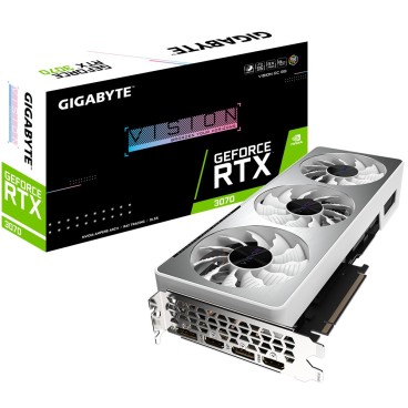 Gigabyte GeForce RTX 3070 VISION OC 8G (rev. 2.0) NVIDIA 8 Go GDDR6