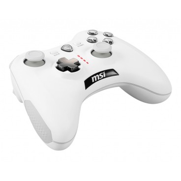 MSI FORCE GC30 V2 WHITE accessoire de jeux vidéo Blanc USB 2.0 Manette de jeu Analogique Numérique Android, PC
