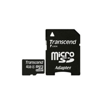 Transcend 4 GB microSDHC 4 Go Classe 4