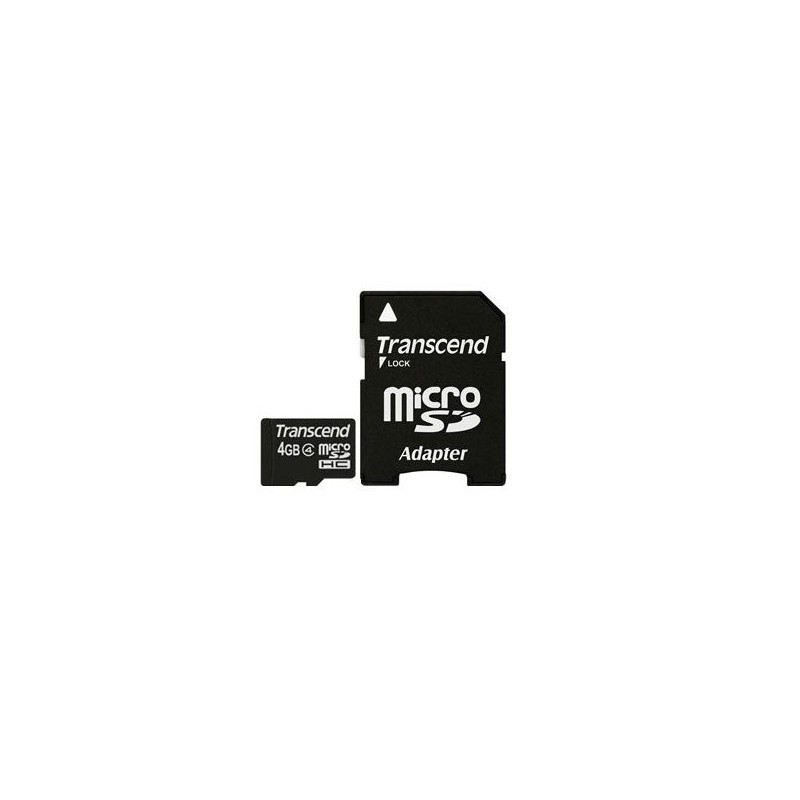 Transcend 4 GB microSDHC 4 Go Classe 4