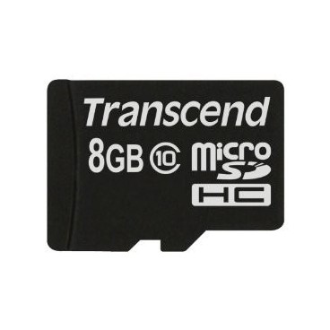 Transcend TS8GUSDC10 mémoire flash 8 Go MicroSDHC NAND Classe 10