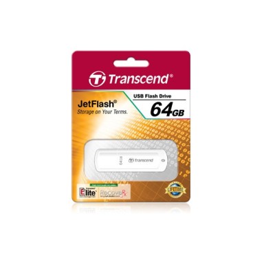 Transcend JetFlash elite 64GB JetFlash 370 lecteur USB flash 64 Go USB Type-A 2.0 Blanc