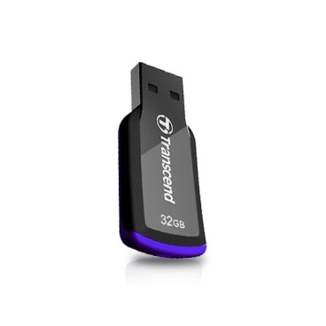 Transcend JetFlash elite 360 32GB USB 2.0 lecteur USB flash 32 Go USB Type-A Noir, Bleu
