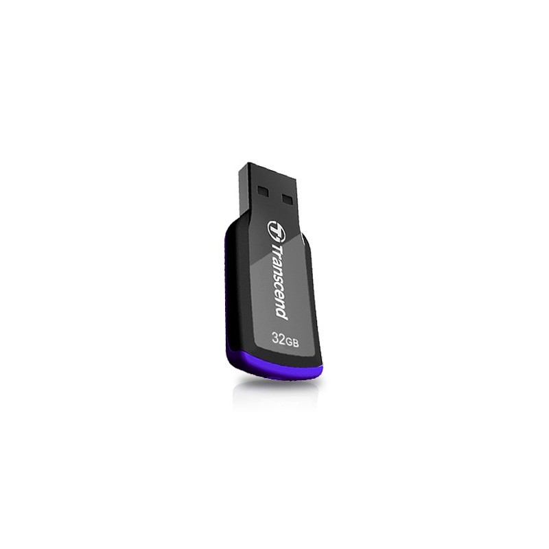 Transcend JetFlash elite 360 32GB USB 2.0 lecteur USB flash 32 Go USB Type-A Noir, Bleu