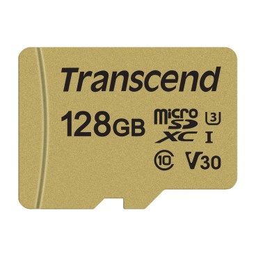 Transcend TS128GUSD500S mémoire flash 128 Go MicroSDXC NAND Classe 10