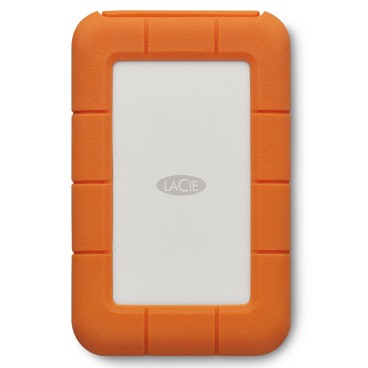 LaCie Rugged Secure disque dur externe 2000 Go Orange, Blanc