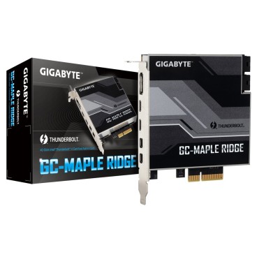 GIGABYTE GC-MAPLE RIDGE carte et adaptateur d'interfaces Interne DisplayPort, Mini DisplayPort, Thunderbolt 4, USB 3.2 Gen 2