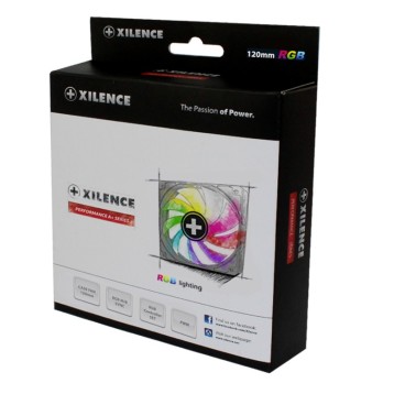Xilence XPF120RGB Boitier PC Ventilateur 12 cm Noir