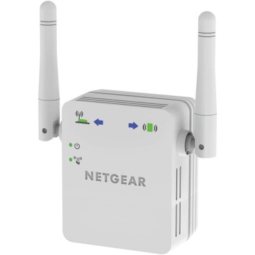 NETGEAR N300 WiFi Range Extender Émetteur et récepteur réseau Blanc 10, 100, 300 Mbit s