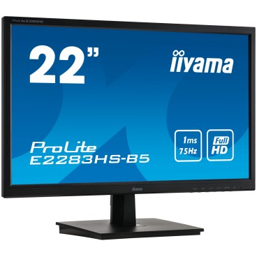 iiyama ProLite E2283HS-B5 LED display 54,6 cm (21.5") 1920 x 1080 pixels Full HD Noir