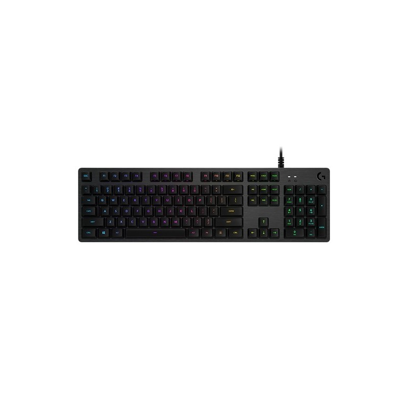 Logitech G G512 CARBON LIGHTSYNC RGB Mechanical Gaming Keyboard with GX Brown switches clavier USB AZERTY Français Charbon