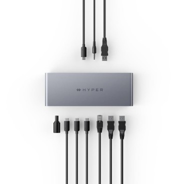 Targus HDTB4D-EU station d'accueil Thunderbolt 4 Gris