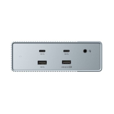 Targus HDG215-EUZ hub & concentrateur USB 3.2 Gen 2 (3.1 Gen 2) Type-C Argent