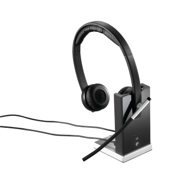 Logitech Wireless Headset Dual H820e Casque Avec fil Arceau Bureau Centre d'appels Noir