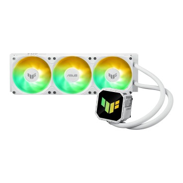 ASUS TUF Gaming LC III 360 ARGB White Edition Boitier PC Refroidisseur de liquide tout-en-un 12 cm Blanc