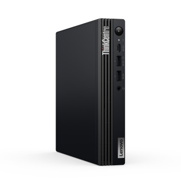 Lenovo ThinkCentre M70q Gen 5 Intel® Core™ i3 i3-13100T 8 Go DDR5-SDRAM 256 Go SSD Windows 11 Pro Mini PC Noir