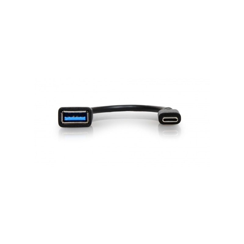 Port Designs 900133 câble USB 0,15 m USB C USB A Noir