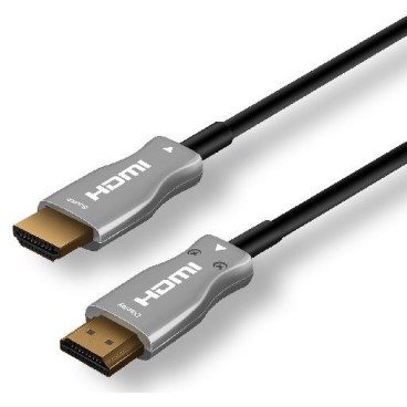 MCL MC385FO-50M câble HDMI HDMI Type A (Standard) Noir