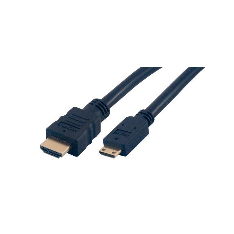 MCL 1m HDMI câble HDMI HDMI Type A (Standard) HDMI Type C (Mini) Noir