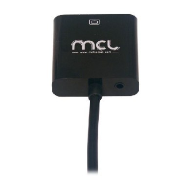 MCL CG-288C câble vidéo et adaptateur VGA (D-Sub) HDMI Type C (Mini) Noir