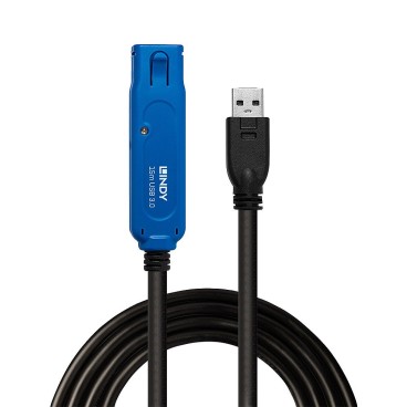 Lindy 43229 câble USB 15 m USB 3.2 Gen 1 (3.1 Gen 1) USB A Noir