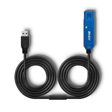 Lindy 43229 câble USB 15 m USB 3.2 Gen 1 (3.1 Gen 1) USB A Noir