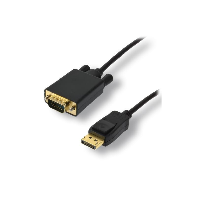 MCL MC294-1.5M câble vidéo et adaptateur 1,5 m Mini DisplayPort VGA (D-Sub) Noir