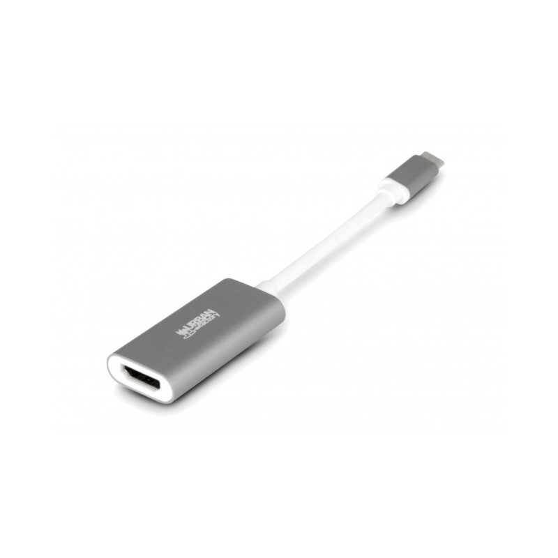 Urban Factory AUH01UF adaptateur graphique USB Gris, Blanc