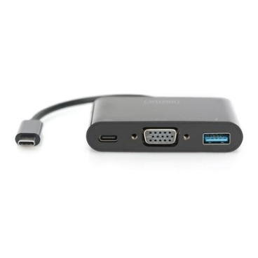 Digitus Adaptateur multi-ports USB Type-C™ VGA, 3 ports