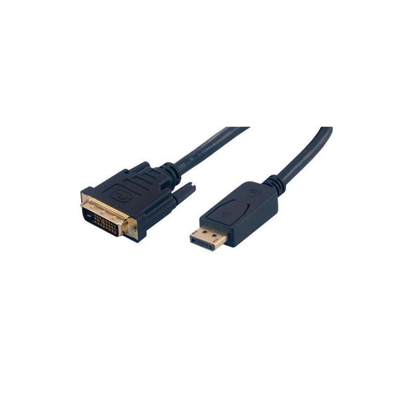 MCL MC393-2M câble vidéo et adaptateur DisplayPort DVI-D Noir