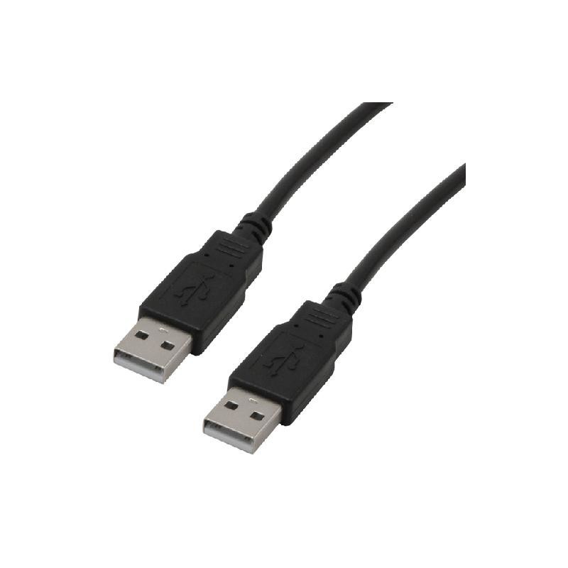 MCL USB 2.0 A A 2 m câble USB USB A Noir