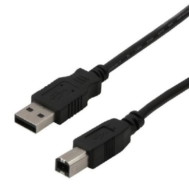 MCL 5m USB A USB B câble USB USB 2.0 Noir