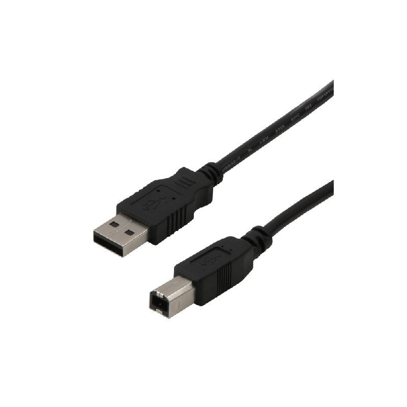 MCL 5m USB A USB B câble USB USB 2.0 Noir