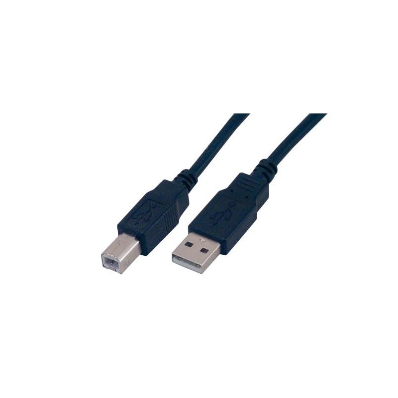 MCL 2m USB2.0 A B câble USB USB A USB B Noir