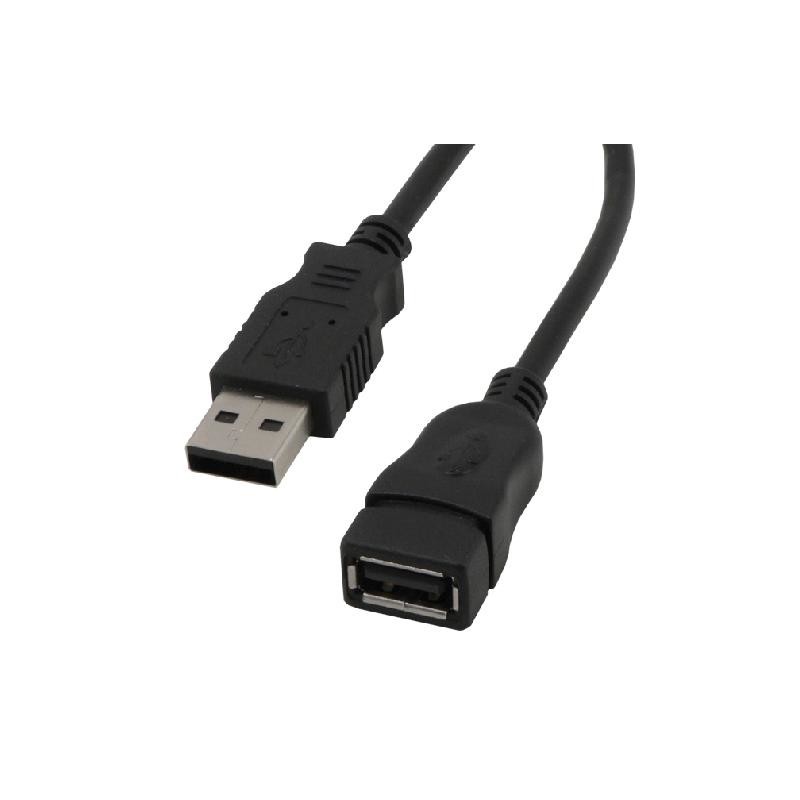 MCL USB 2.0 Type A m f, 0.5m câble USB 0,5 m USB A