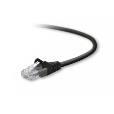 Belkin UTP CAT5e 3 m câble de réseau Noir U UTP (UTP)