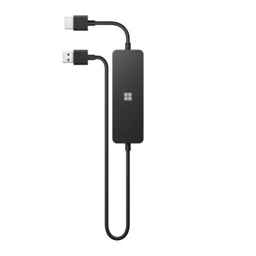 Microsoft UTH-00014 câble vidéo et adaptateur HDMI Type A (Standard) USB Type-A Noir