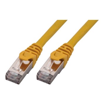 MCL FCC6ABM-0.5M J câble de réseau Jaune 0,5 m Cat6 F UTP (FTP)
