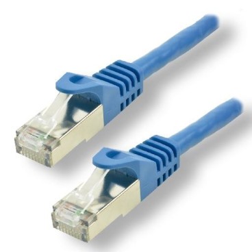 MCL FCC7BMSF-0.5M B câble de réseau Bleu 0,5 m Cat7 S FTP (S-STP)