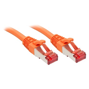Lindy Rj45 Rj45 Cat6 5m câble de réseau Orange S FTP (S-STP)